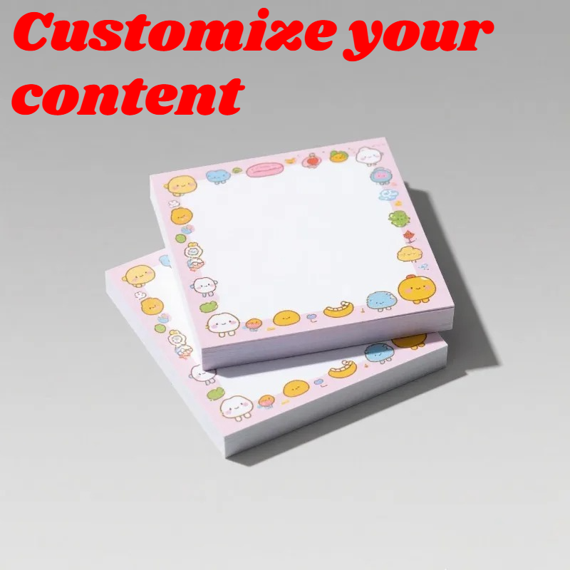 Memo Pad Sticky - 20 szt. 7x7cm Personalizowane karteczki samoprzylepne