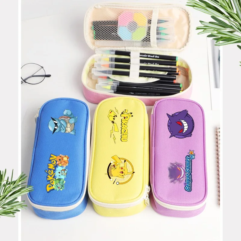 Stationery Office - Piórnik Pokemon Pikachu, uroczy, dla ucznia,