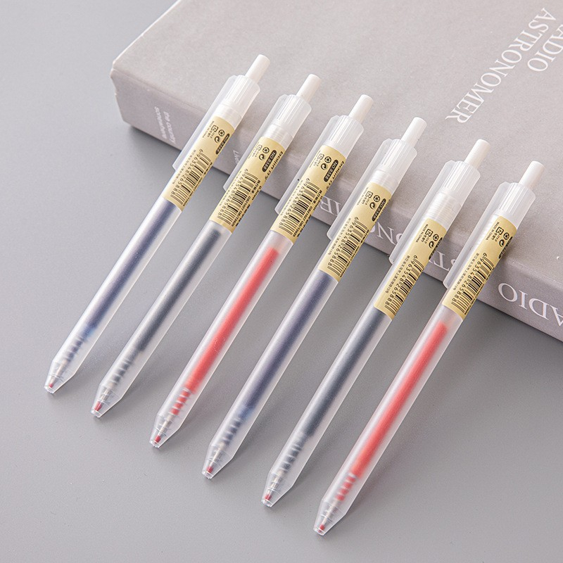 Stationery Supplies Business - 6/10 sztuk 0.5mm chowany zestaw długopisów