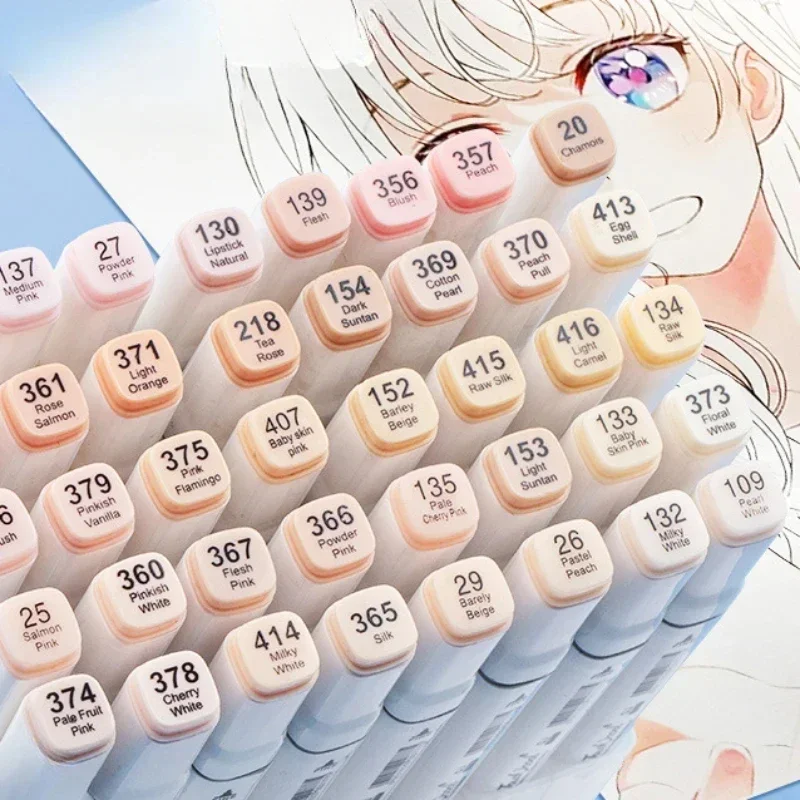 Highlighter Set Pastel - 6/12/24/30 kolorów odcień skóry zestaw markerów