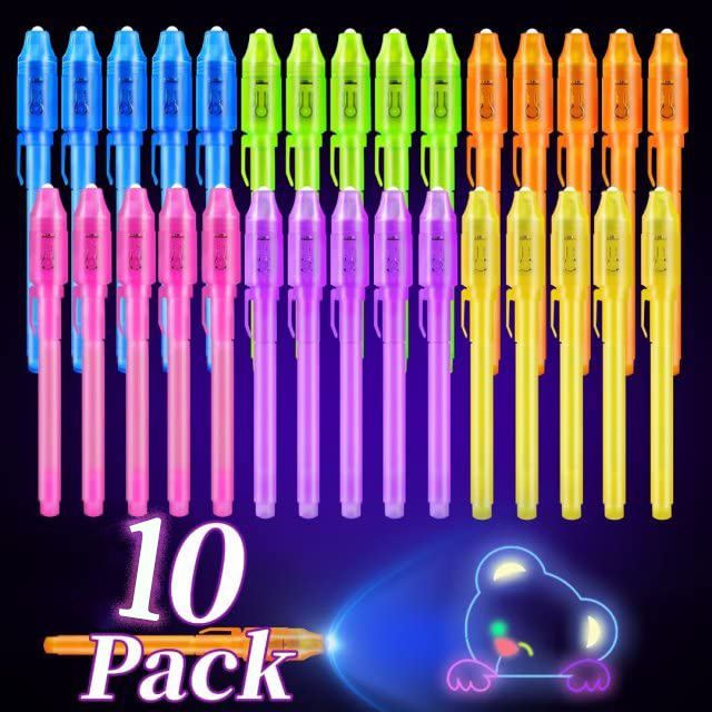 Highlighter Set Pastel - 10 szt. Niewidzialny Długopis Magiczny Długopis