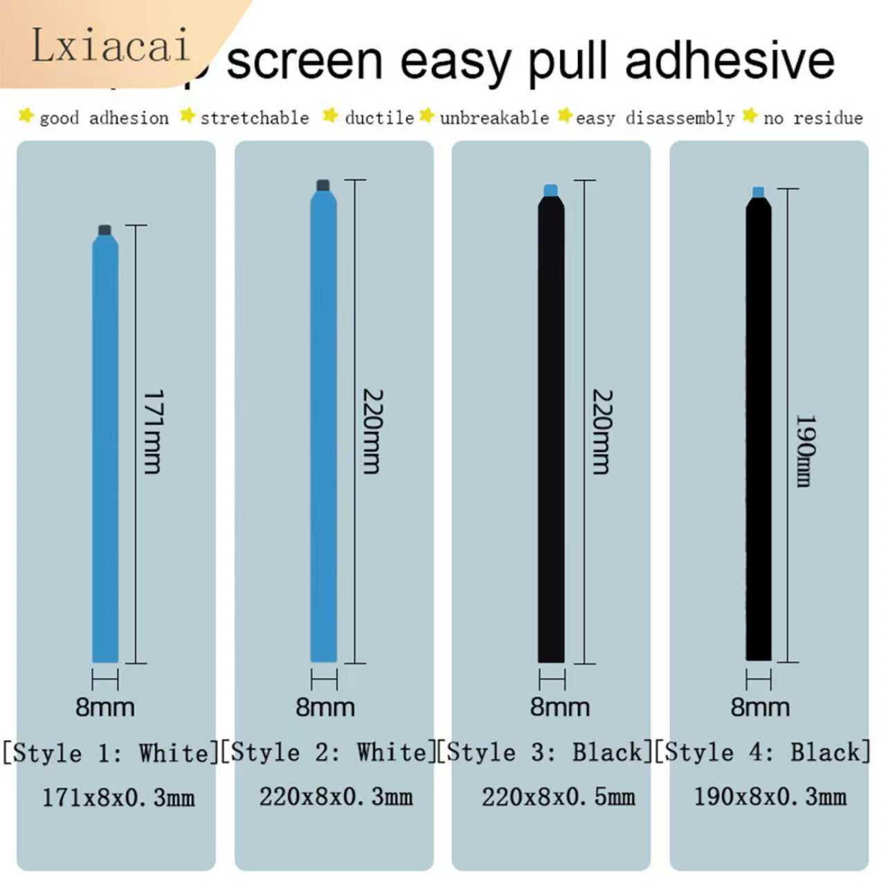 Glue Stick Pack - Łatwy do ciągnięcia klej Ekran laptopa