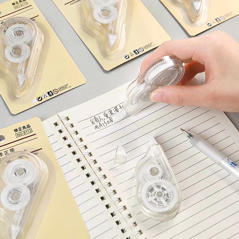 Correction Tape Roller - 1 szt. Duża, przezroczysta taśma korekcyjna