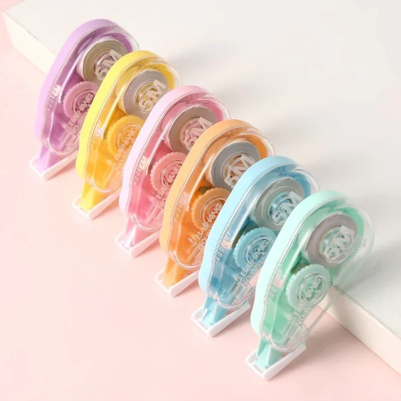 Correction Tape Roller - 6 sztuk/zestaw biała taśma korekcyjna wielokolorowa