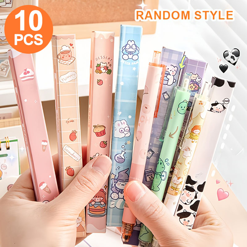 Stationery Supplies Business - 10 pojedynczych długopisów żelowych w blind
