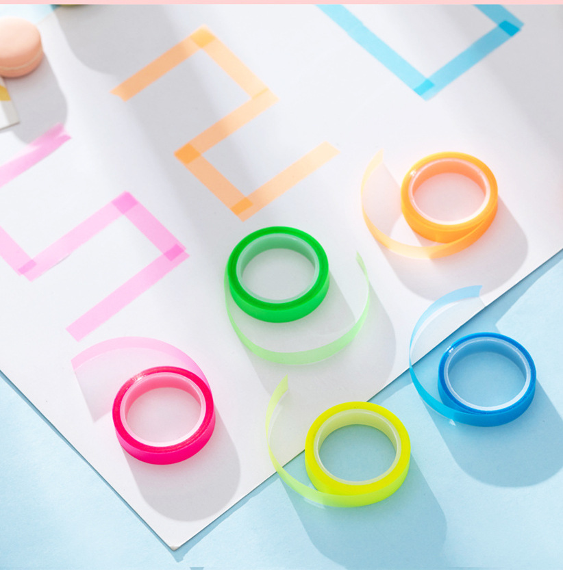 5 rolek wielokolorowych kartec – Correction Tape Roller recenzja i cena