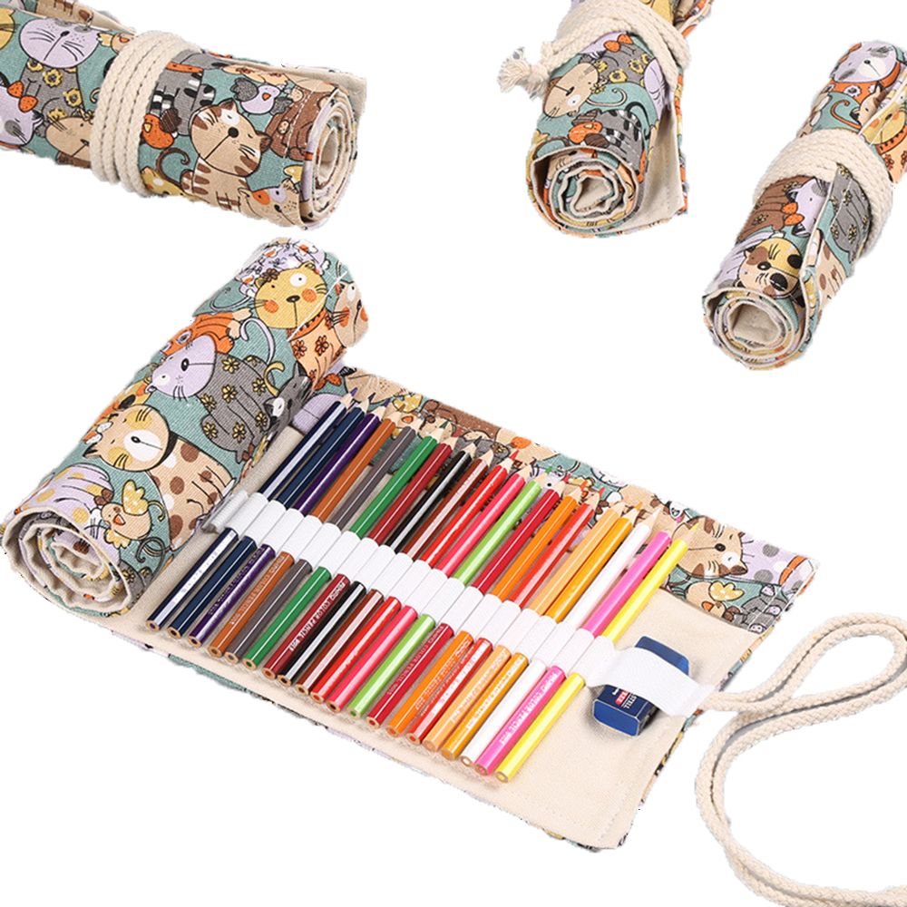 Piórnik Szkolny z Motywem Kres – Pen Pouch Roll recenzja i cena