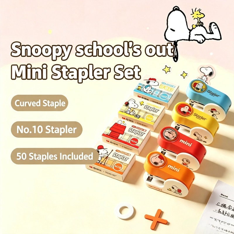 Zestaw mini zszywaczy Snoopy A – Office Supply Office Stationery Items recenzja i cena