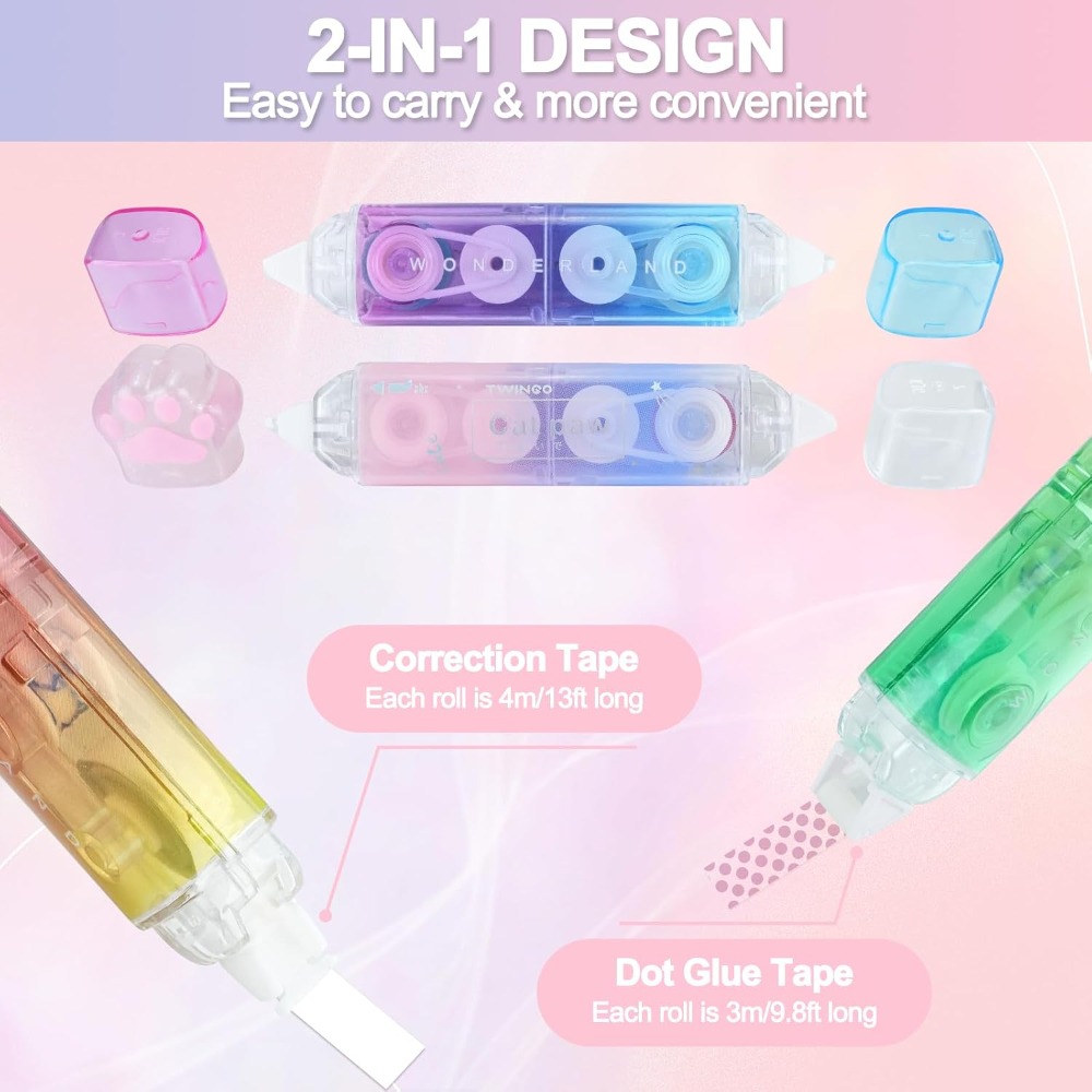 6 szt. Taśm korekcyjnych, rolk – Correction Tape Roller recenzja i cena