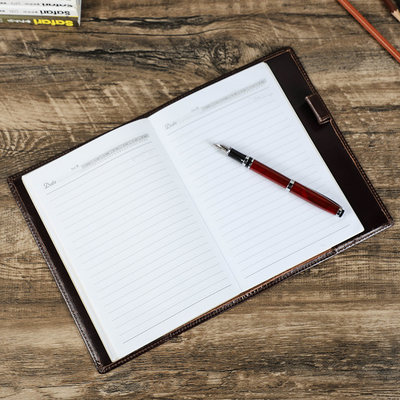 Prawdziwy skórzany, ręcznie ro – Stationery Supplies Business recenzja i cena