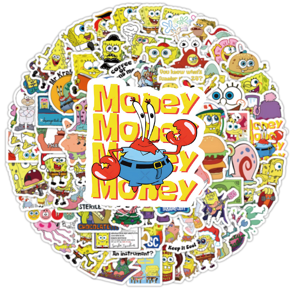 100 szt. Kawaii SpongeBob Kanc – Memo Pad Sticky recenzja i cena