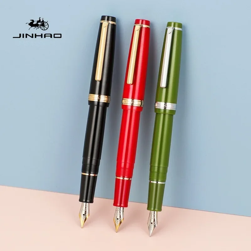 Jinhao 82 pióro wieczne złoty  – Stationery Supplies Business recenzja i cena